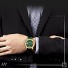 Start Malachite Men's Watch Diamond Watch Date Function Automatic Mechanical Watch Butterfly Buckle Alligator Leather Strap