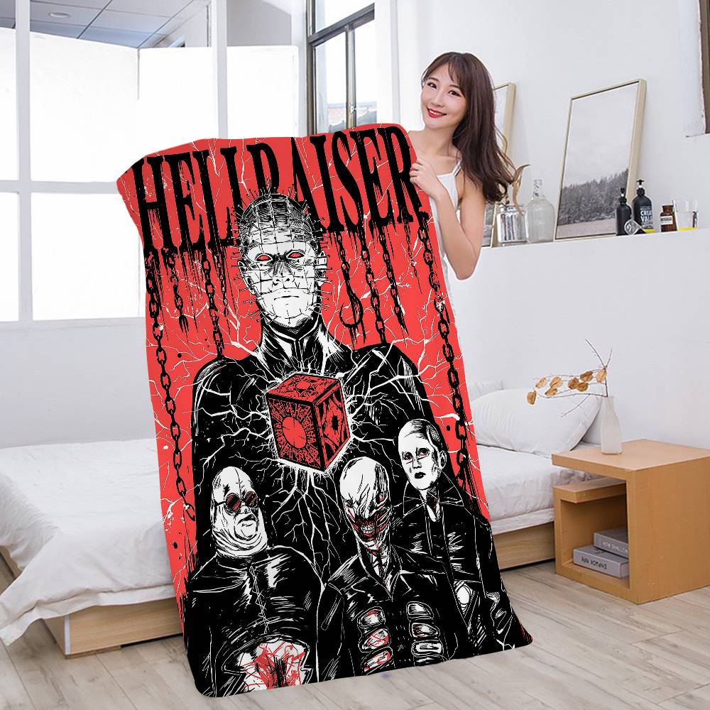 Classic H-Hellraiser Horror Movie Beach Towel Colorful Bath Towels for Girl Microfiber Quick Dry Sand Free Beach Yoga Spa