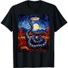 Surrealism Starry Night King Snake Cobra T-Shirt GIU Mens Womens Tank Top Sweatshirt Hoodie 975 Black