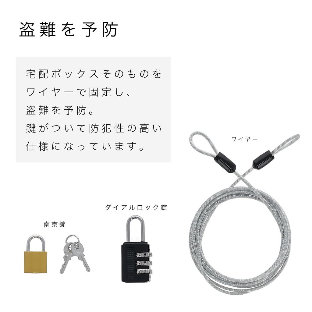 Marushin Doraemon Simple Delivery Mailbox with Key, Combination Lock, and Padlock (Product Code: 2905007300)