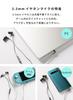 humor EARPHONES Wired Earphones with Jack and Microphone Earphones with Volume Stereo for Music and Video with Ear Sizes 3.5mm (Mint Green) [In-Ear