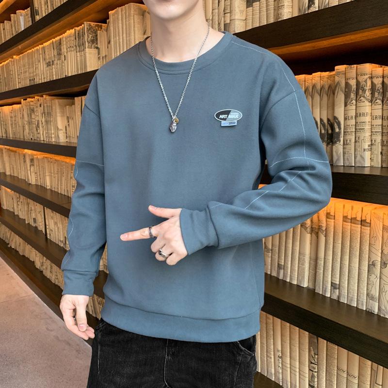 Warm Foundation In Autumn and Winter, Simple Wind Fleece Sweater, Young Men's Matching Top