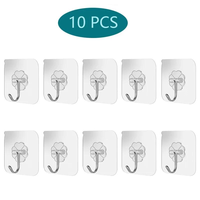 Hooks Wall Bathroom Accessories Improvement. Clothes Hook Fixture Hanger for Strong Self-adhesive Hardware Home