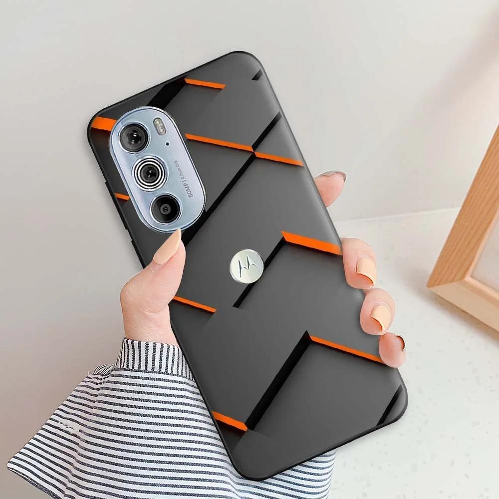 For Moto Edge 30 Pro Case Cover Edge30 Matte Silicone Case for Motorola Moto Edge 30 30Pro Fashion TPU Protective Back Cover