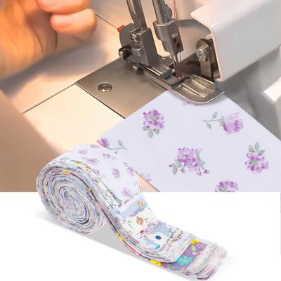 6.5x100cm Jelly Roll Fabric Pretty Cut Strips Fashionable Roll Cloth Quilts Strips Colorful Cotton Strips Cotton Printed Fabric