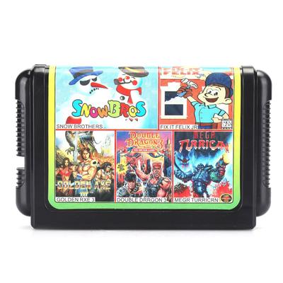Scheda di gioco portatile a 16 bit di grande capacità per gamepad Sega Accessori di giocoTH16003