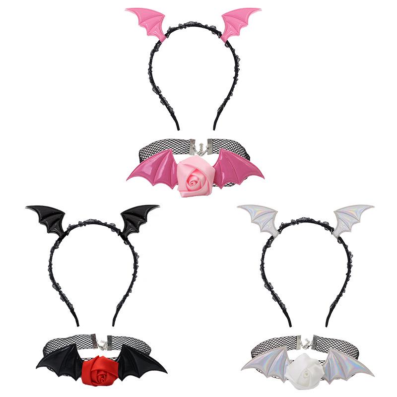 Halloween Masquerade Bat Wings Headband: Cosplay & Party Accessory