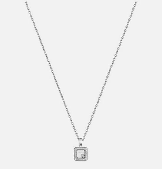 Xiao Family 925 Silver Time Turns Fortune Necklace with Heart-Shaped Diamond Perfume Bottle and Starry Sky Design