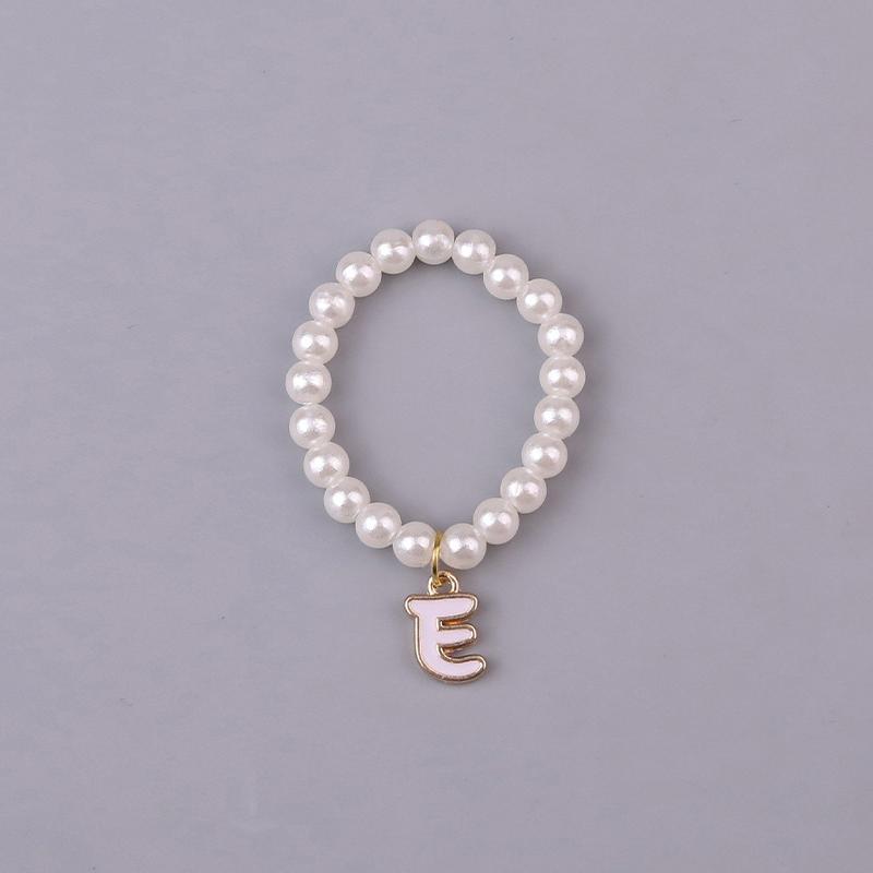 Doll Necklaces, Elegant Sweet 26 Letters Pearl Necklace Cute Doll Accessories For 10.5Cm 4.0 Mini Doll Chain Jewelry & Outfit
