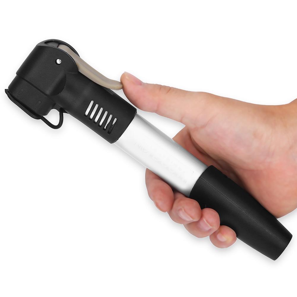 Bicycle Bike Cycling Tyre Air Pump Portable Aluminum Alloy Mini Inflator