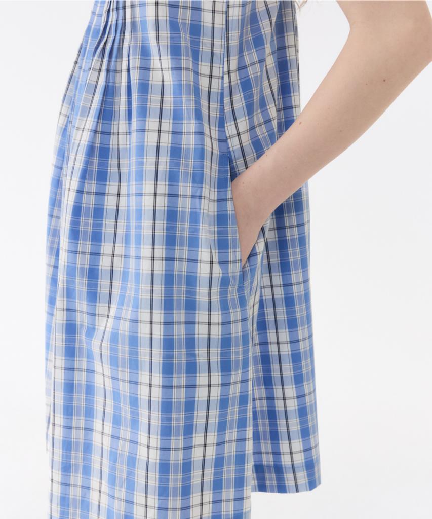 Gbh Apparel Baby Doll Dress / Check Blue