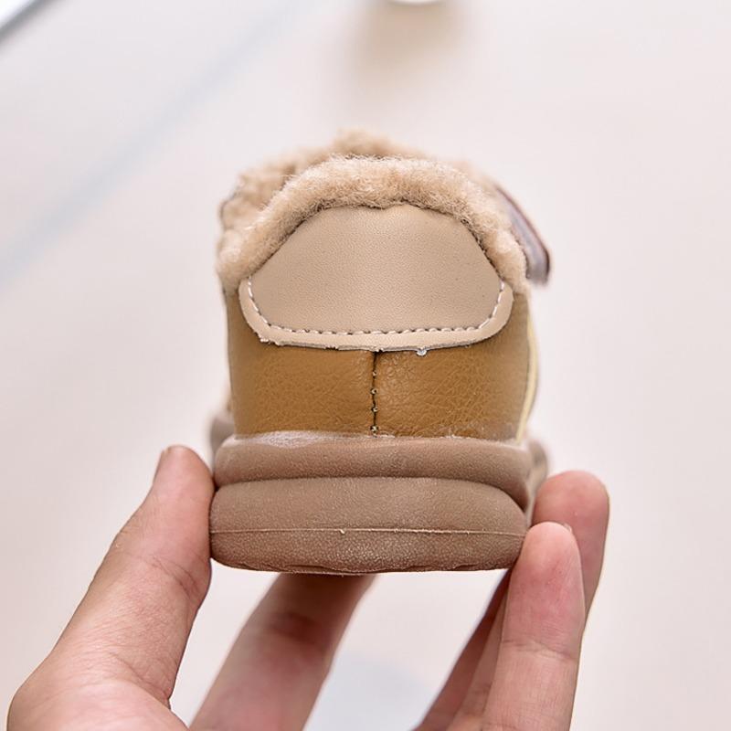 Winter-Neuheiten Unisex Kinder Freizeitschuhe mit Fleece-Futter, Modische Warme Stiefel, Vielseitige Kinderschuhe.