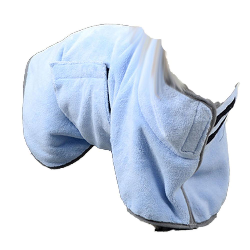 Solid Tone Shades Absorbent Pet Towel Microfiber Fabric Fast Drying Pet Wrap Pet Grooming Care
