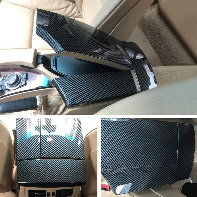 Decorație laterală pentru consolă pentru BMW Seria 5 E60 E61 2004-2010 Capac cutie cotieră consolă centrală