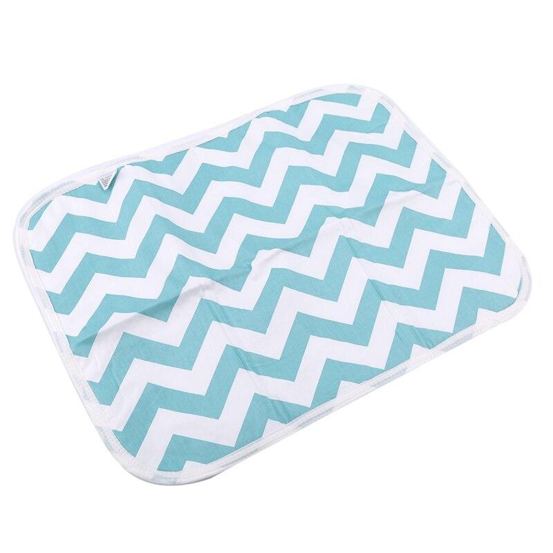 

Детский коврик для пеленания подгузников, портативный складной моющийся водонепроницаемый матрас, дорожный коврик, напольные коврики, подушка, многоразовый чехол для коврика Wave-S