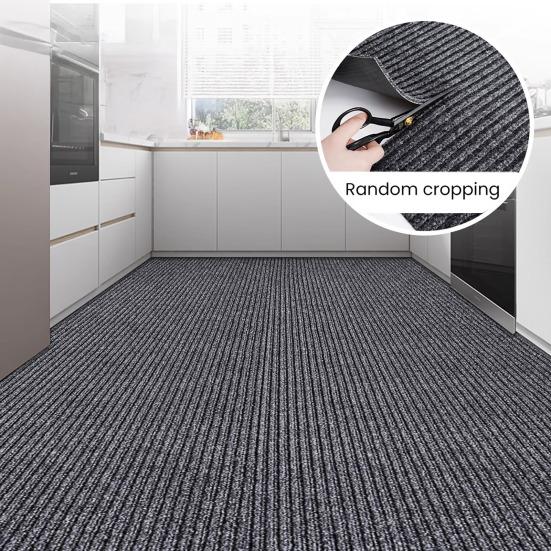Heavy-Duty Doormat Absorbent Entrance Rug Floor Mat with Waterproof Rubber Backing Non-Slip Mud Dirt Catcher Commercial Doormat