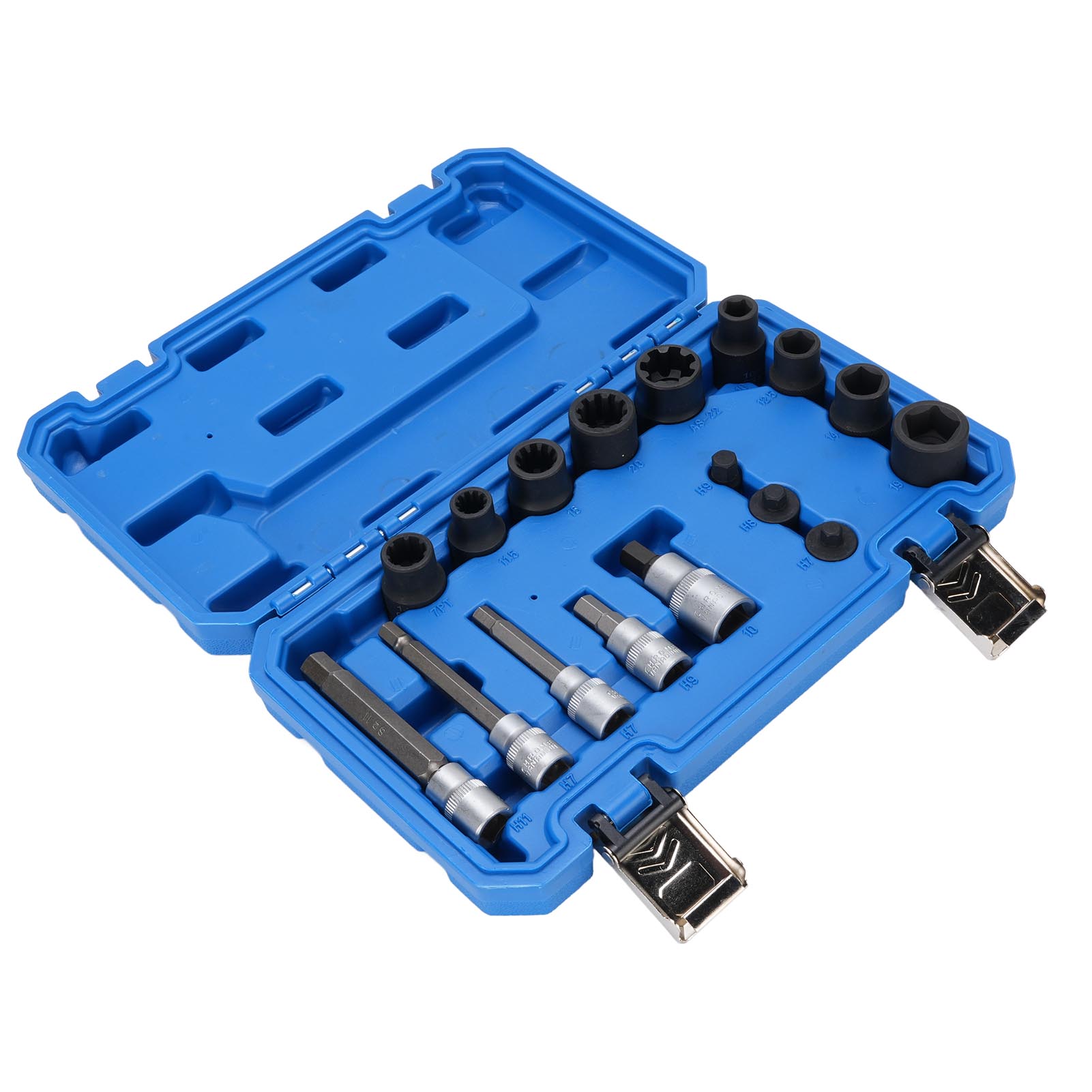 

17 Pcs Brake Caliper Socket Set 11.5 20 22mm H7 H8 H9 CR MO Steel Portable Brake Caliper Removal