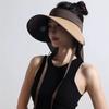 Summer Outdoor Wide Brim Sun Hat Foldable Portable Bucket Hat Women’s Fashion for Beach and Travel