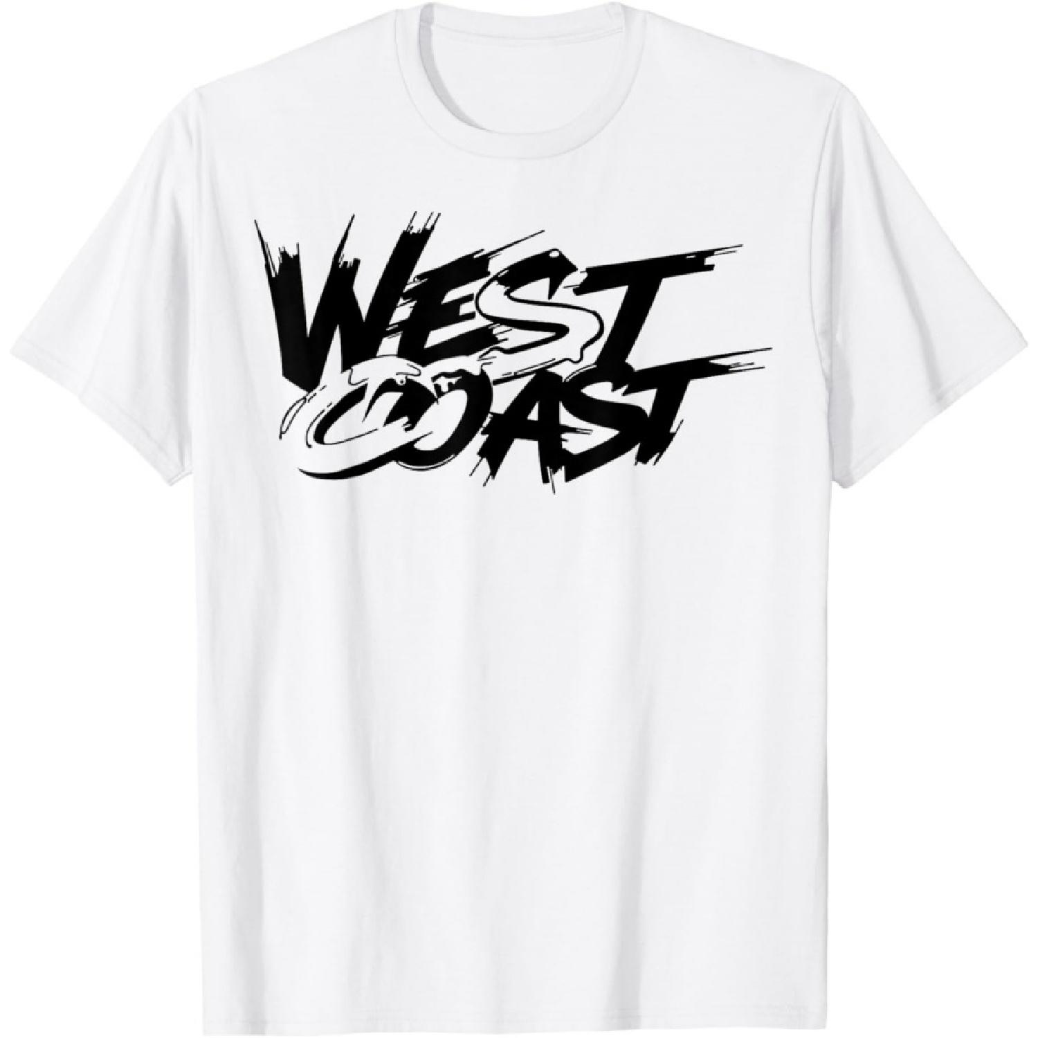 West Coast Graffiti Street Art Handstyle Los Angeles USA T-Shirt XXXXXL белый