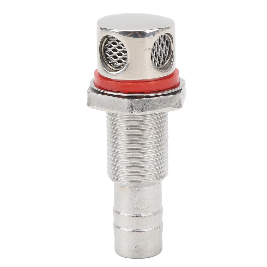 Ventilação de Tanque de Combustível a Gás em Aço Inoxidável à Prova de Ferrugem Resistente ao Calor Robusta Confiável Ventilação de Combustível para Barco para Diâmetro Interno de 5/8 Polegadas