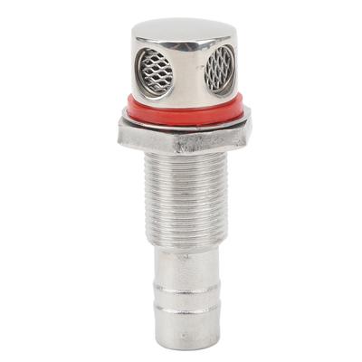 Stainless Steel Fuel Gas Tank Vent Rustproof Heat Resistant Rugged Reliable Boat Fuel Vent for 5 8 Inch Inner Diameter