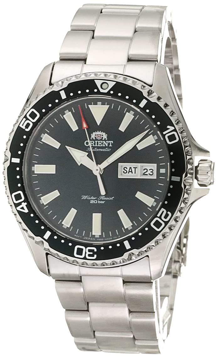 Orient Casa Stainless Steel Black Bezel Green Dial Automatic Dive Dive RA-AA0004E Men s Watch, Watch.