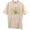 90s Navy Blue Tag Old Short Sleeve T-shirt S Beige Men's Used