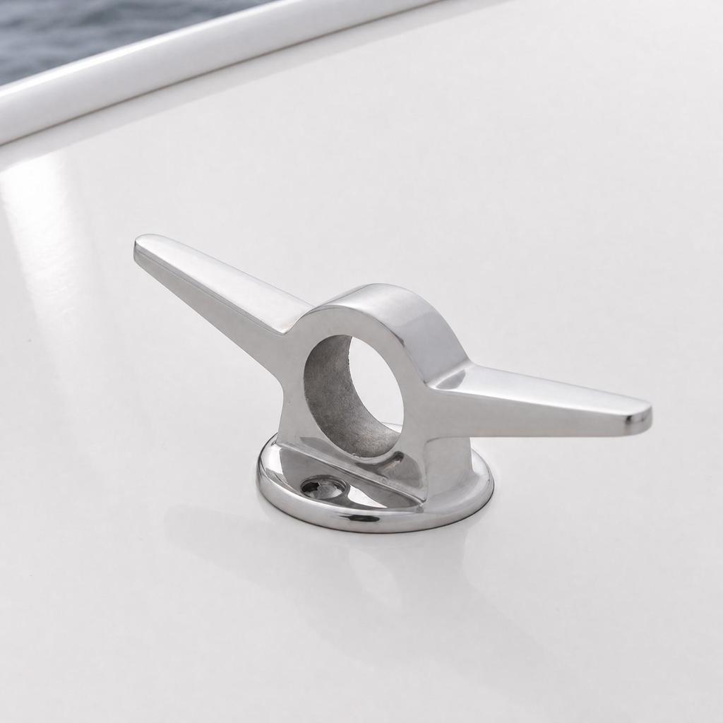 Marine Hardware Fitting Heavy Duty Horn Cleat Streamlined