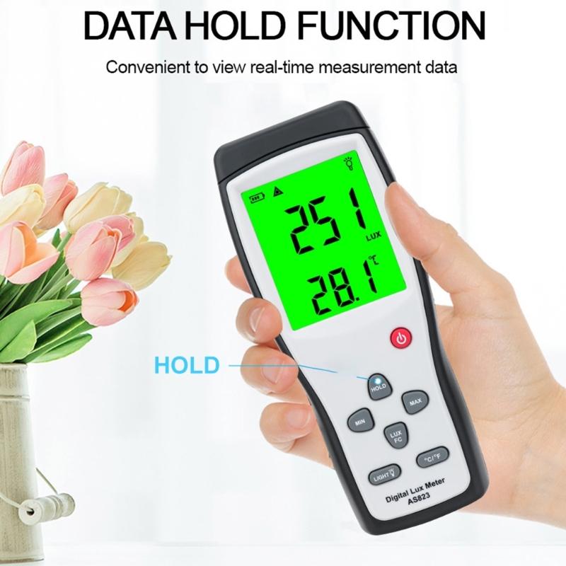 Digital Meter Photometer Illuminometer Spectrometer Spectrophotometer High Precise Exposure Meter 200,000