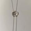 Luxury Golden Collarbone Chain Moth Orchid Retractable Stacked Necklace  Daily
