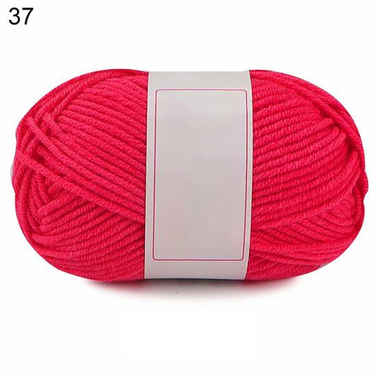 1 Roll DIY Skin-frendly Knitting Cotton Yarn Fiber Decorative Handmade Crochet Thread Clothing Accessories