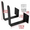 2pcs Iron Material Cutting Board Holder Screws Included Kitchen Storage Rack  For Baking Trays