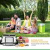 Zipper Lunch Bag Transparent Travel Storage Bag Toiletries Organizer Clear Beach Bag  Camping