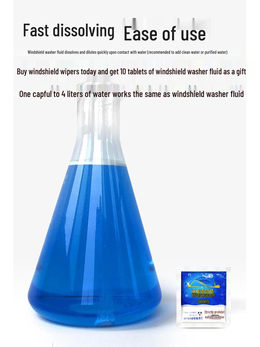 

Applicable Dongfeng Fengshen E70 New Energy Frameless Wiper, Universal Rubber Strip Blade for 18-19 Models Thickened Front Wiper - 2 Pairs