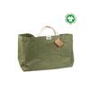 Large Green Tote Bag In Organic Cotton