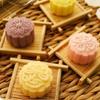 Mooncake Barrel Mold with 6pcs Flower Stamps Hand Press Moon Cake Pastry Mould DIY Bakeware Mid-autumn Festival