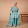 Designer Embroidered Sharara Suit Set for Women