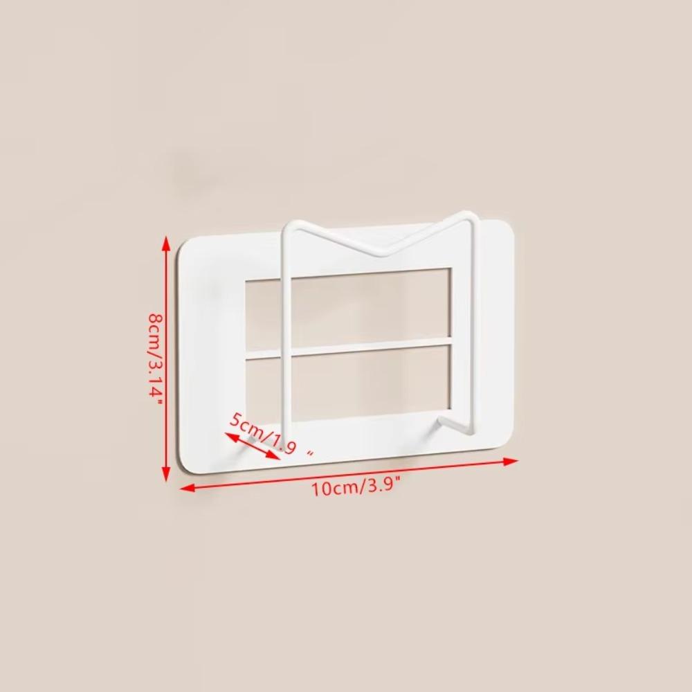 Versatile Wall-Mounted Router Holder Multi-Purpose with Practical Hooks Storage Shelf No-Drill Router Storage Rack Home