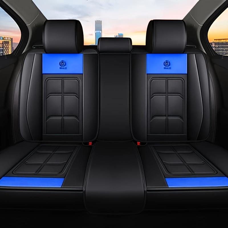 PU Leather Luxury Car Seat Covers for Rear Three-Seater Protective Pads for Sedans and SUVs - Durable Comfortable and Stylish Pickup Truck Seat Covers