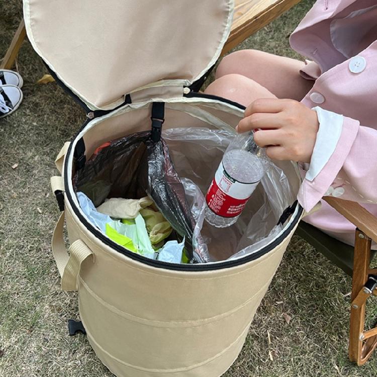 Garbage Storage Trash Bag Portable Foldable Garden Trash Can Outdoor Collapsible