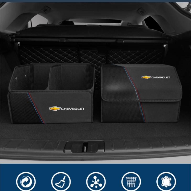 Folding Car Trunk Organizer Box Storage Bag Tools Tidying For Chevrolet Spark Cruze Tracker Orlando Trax Epica Interior sticker KB5