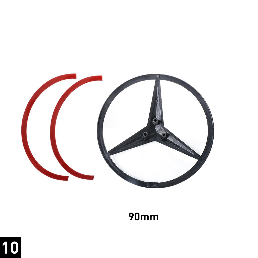 ABS Original Car Rear Trunk Badge Sticker Mercedes Emblem Cover For Mercedes Benz E-class E250 E350 E400 E550 W212 2010-2016