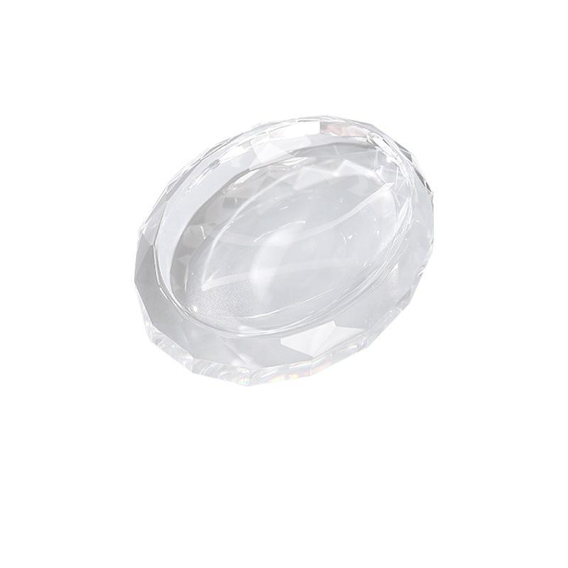 

Прозрачная стеклянная мыльница, хрустальная мыльница, аксессуары для ванной комнаты, поднос для мыла, подставка для хранения, органайзер для ванной комнаты, держатель для мыла