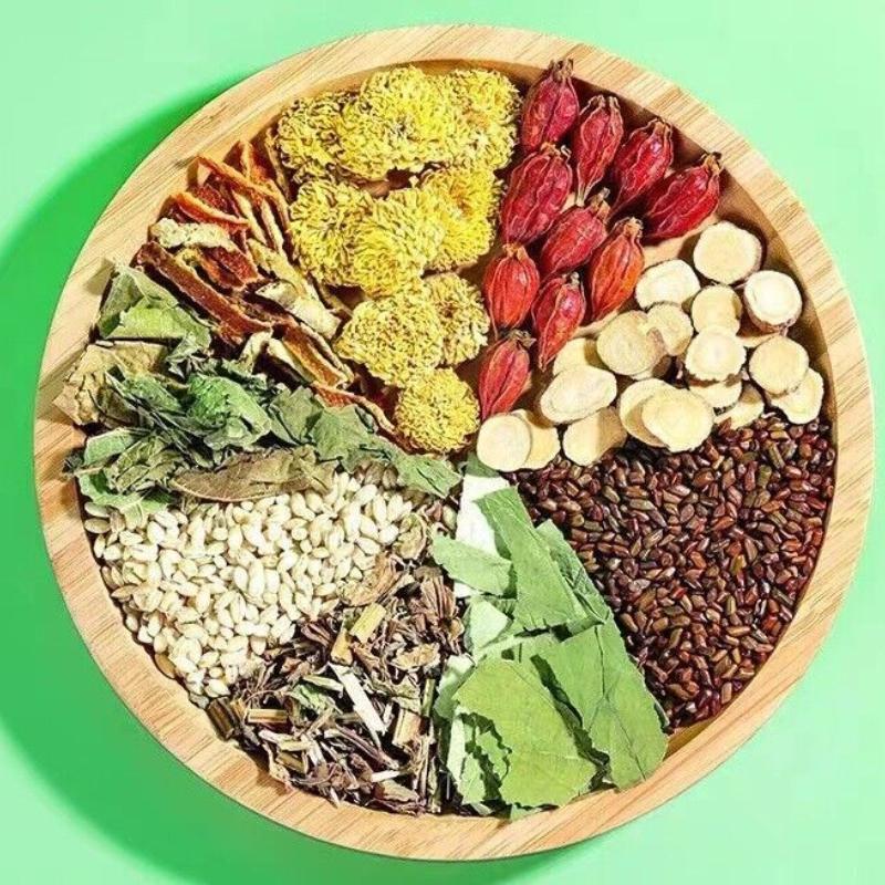 Herbal Three Green Tea Liver Protection for Daily Nourishing Herbal Tea 150g