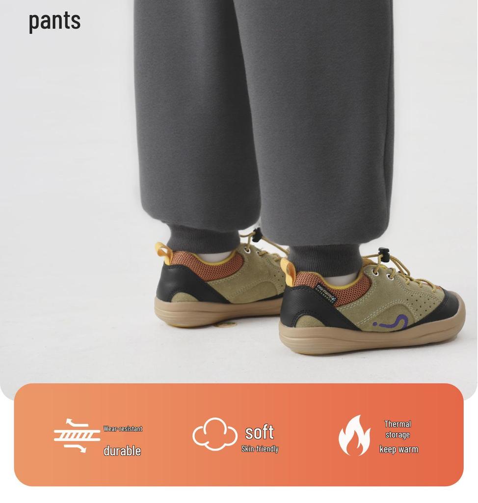 2025 Boys' Fleece-Lined Winter Sweatpants: Thick, Warm, Sports Style for Children and Toddlers