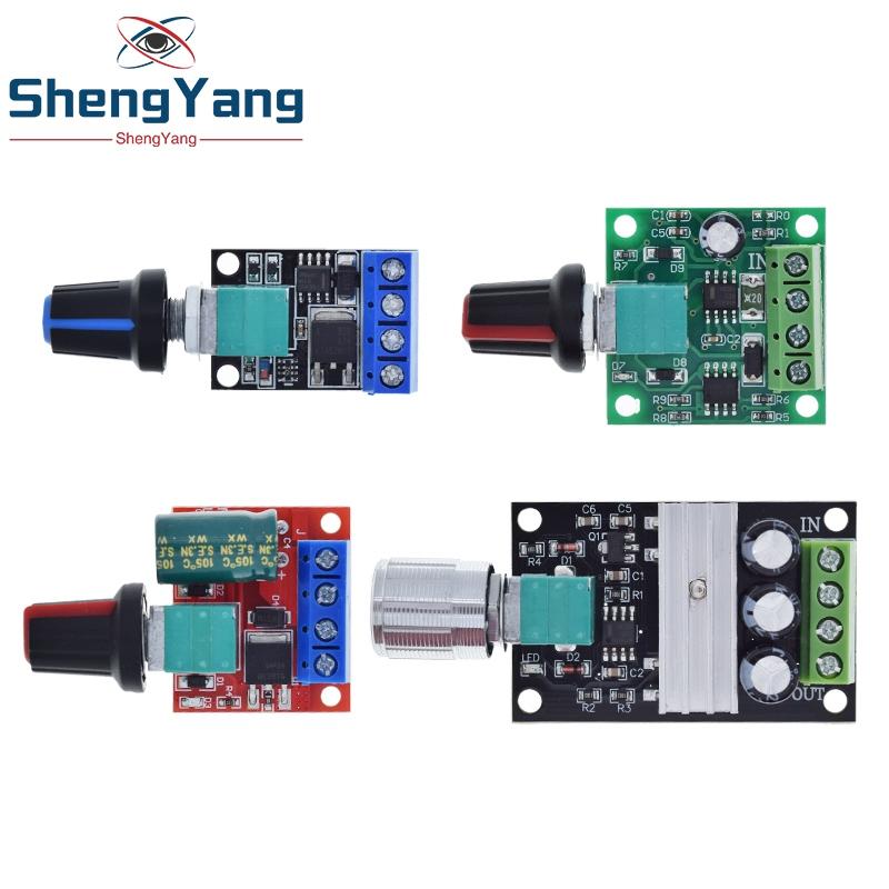 DC 1.8V-35V 2A 3A 5A 10A 30W 80W 90W PWM Motor Speed Controller Low Voltage Motor Speed Controller PWM Adjustable Drive Module