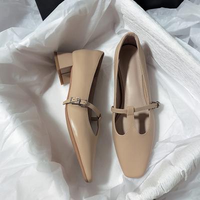 Neue Retro T-Schuhe literarische Mary Jane Schuhe vielseitiges Temperament vielseitige einzelne Schuhe