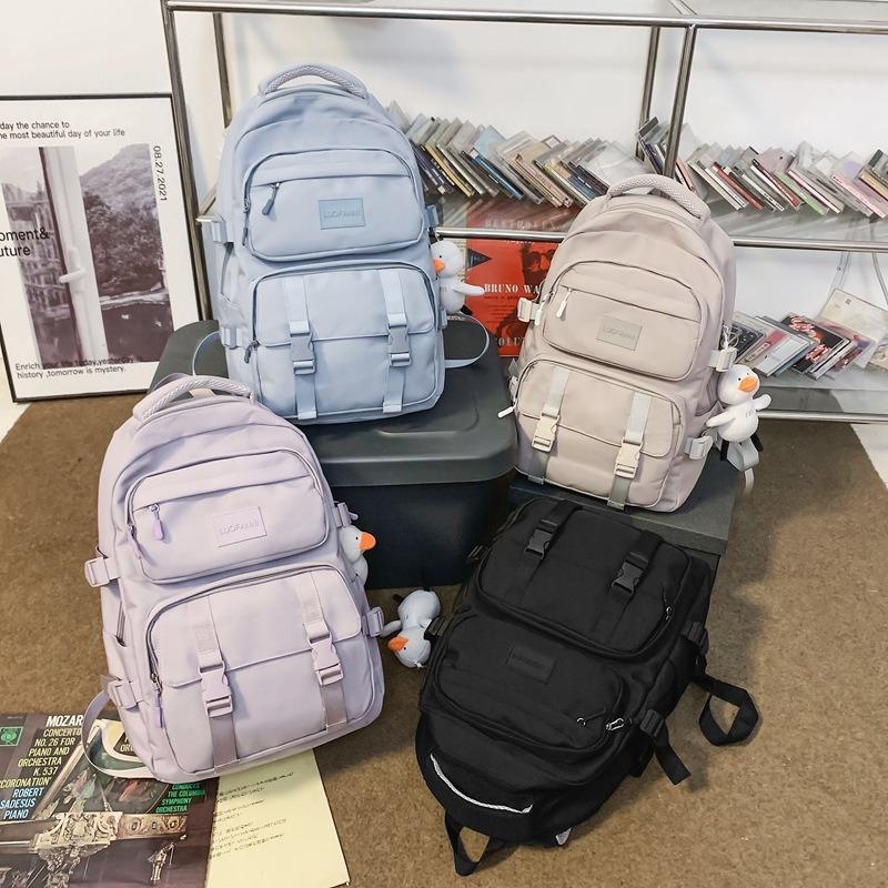 New fashion backpack men's and women's large-capacity student schoolbag leisure outdoor trend travel backpack