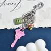 Creative Keychain With Heart Shape Pendant For Fashion Enamel Keyring Gifts For Teens