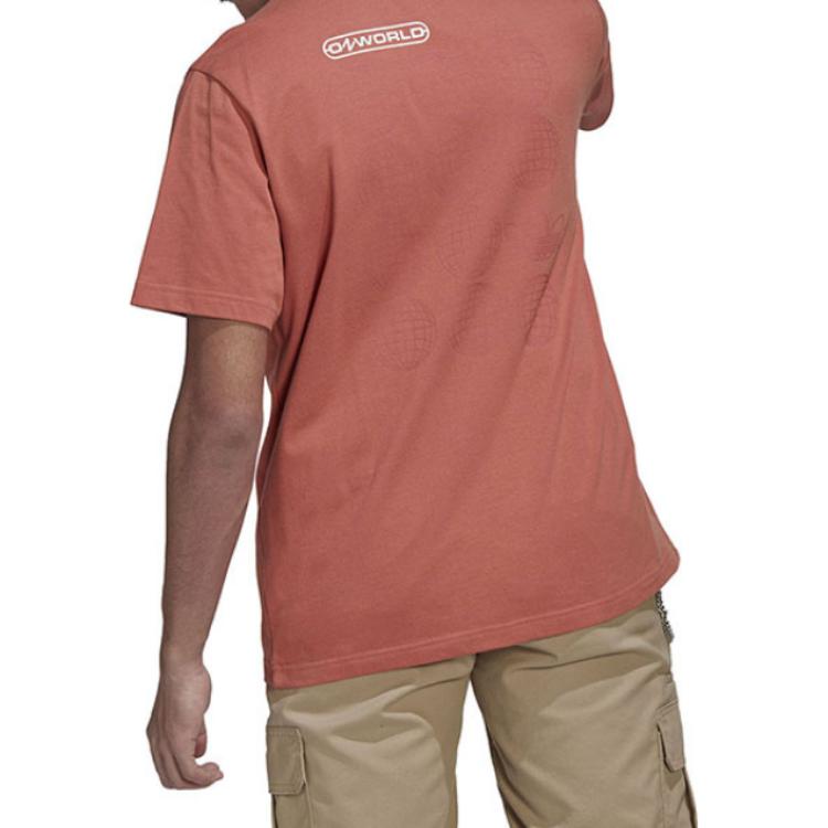 Adidas Originals T Shirt Men's Red Brown HL9232